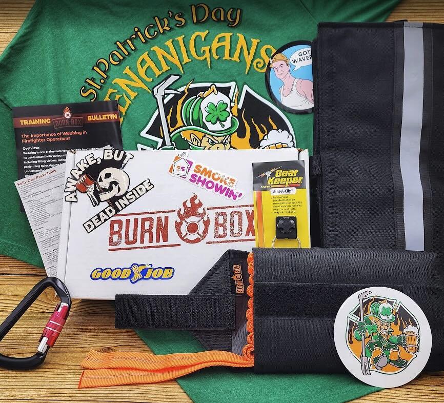 Burn Box firefighter subscription box shenanigans gear and collectibles