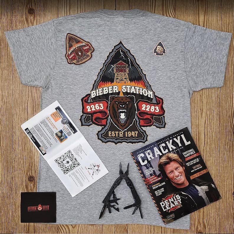 Bieber Station firefighter subscription box contents
